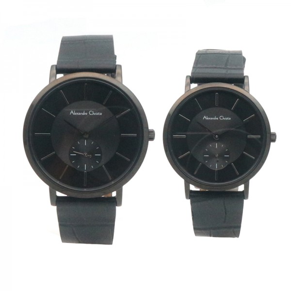 Alexandre Christie AC 8575 Full Black Couple